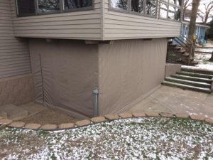 Canvas Enclosure curtains