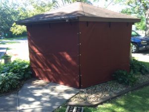 Gazebo Roll up curtains