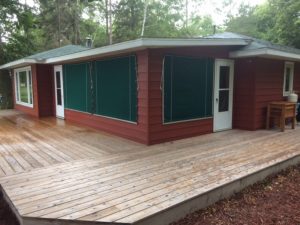 Canvas Roll up curtains in Minnesota