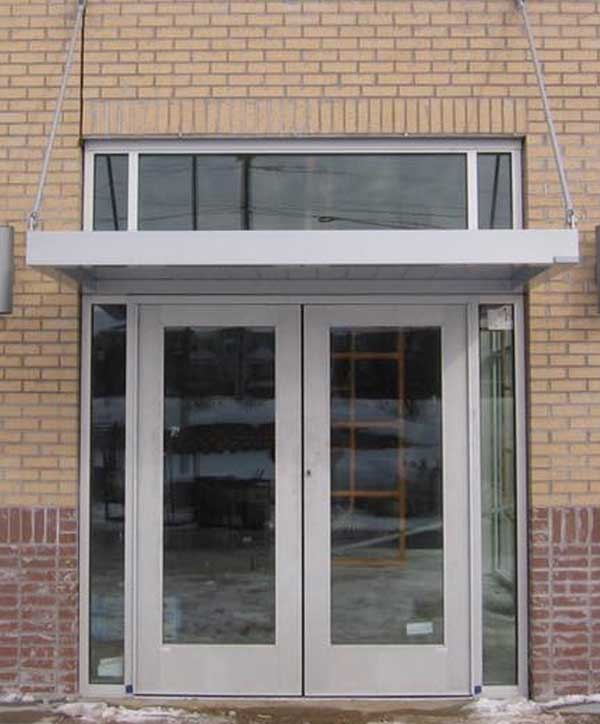 Entry awnings