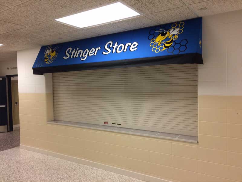 Graphics for awnings