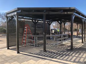 Metal Pergola Edina Minnesota