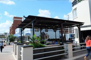 Outdoor Seating Pergola system
