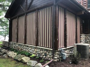 Roll up porch Curtains